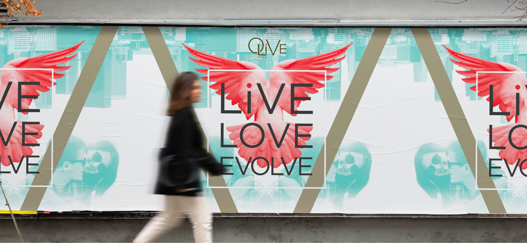 Authentic Brand Storytelling: Olive DTLA Billboard