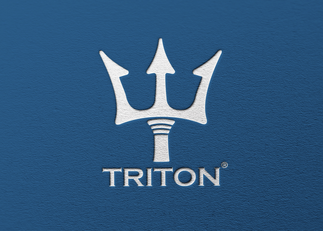 Triton Logo Emboss